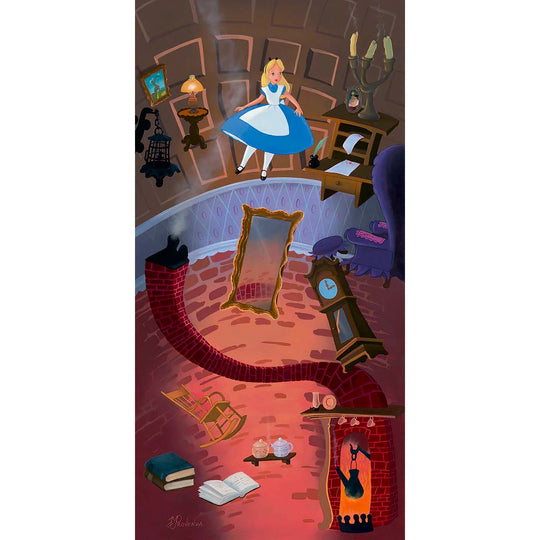 Michael Provenza Disney The Rabbit Hole Limited Edition Canvas Giclee