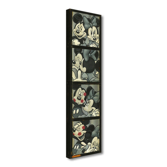 Trevor Carlton Disney "Photo Booth Kiss" Vintage Classics Edition • Reclaimed Wood