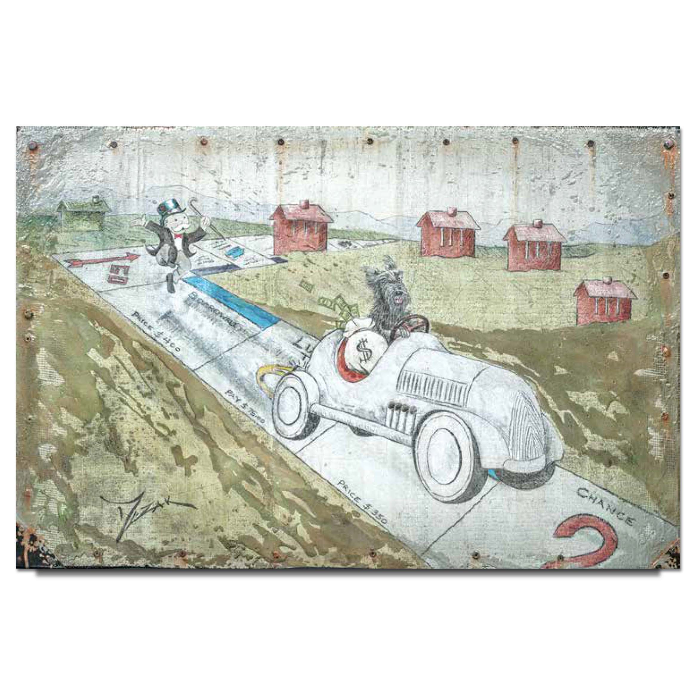 Trevor Mezak Dog Gone Limited Edition Canvas Giclee