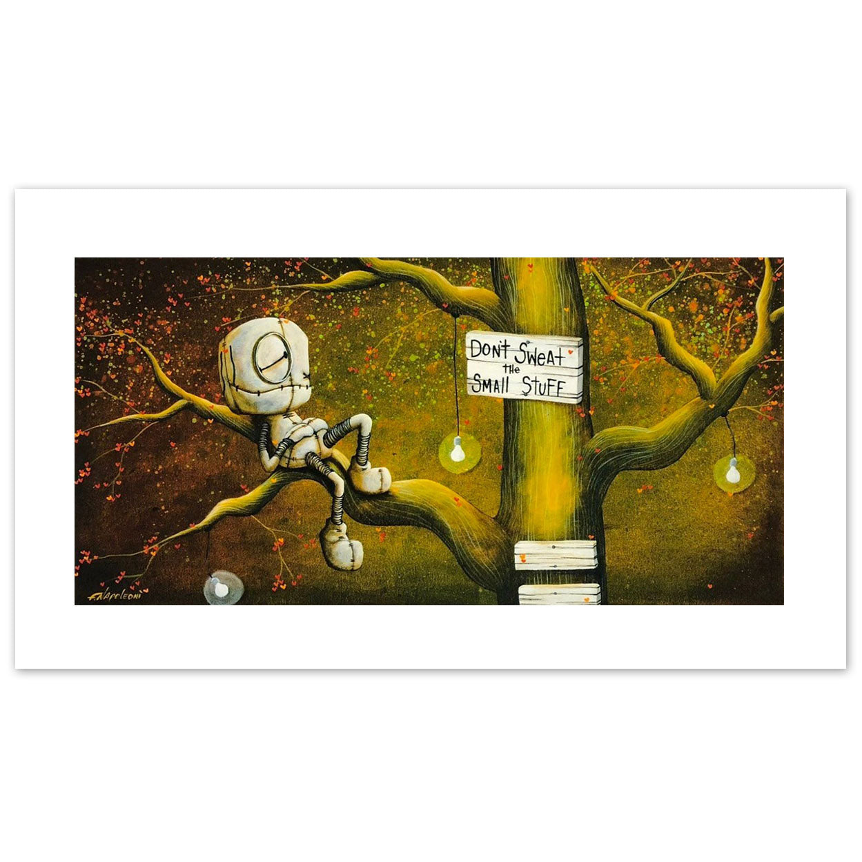 Fabio Napoleoni "Don't Sweat the Small Stuff" Open Edition Paper Giclee