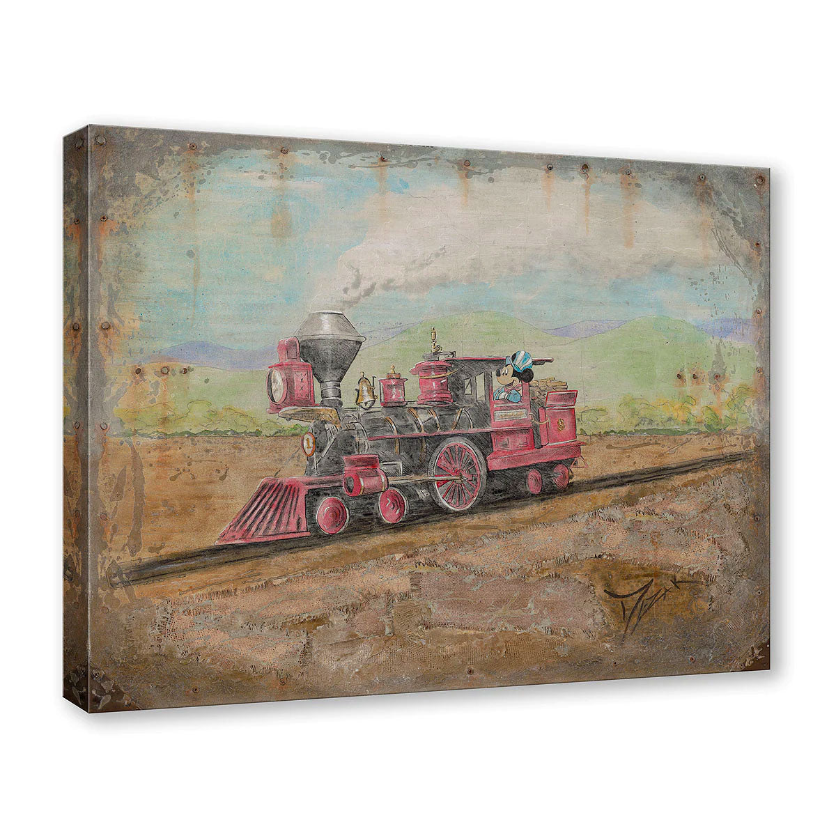 Trevor Mezak Disney "Exploring the Old West" Limited Edition Canvas Giclee