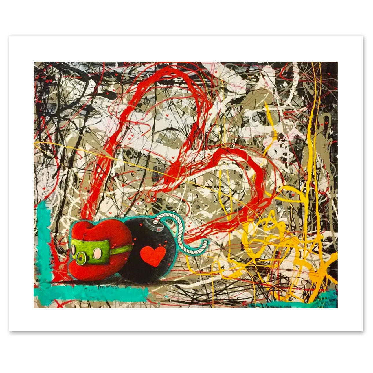 Fabio Napoleoni "Explosion of Emotion" Limited Edition Paper Giclee