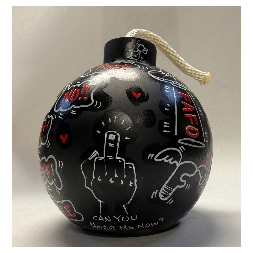 Original F Bomb Sculpture