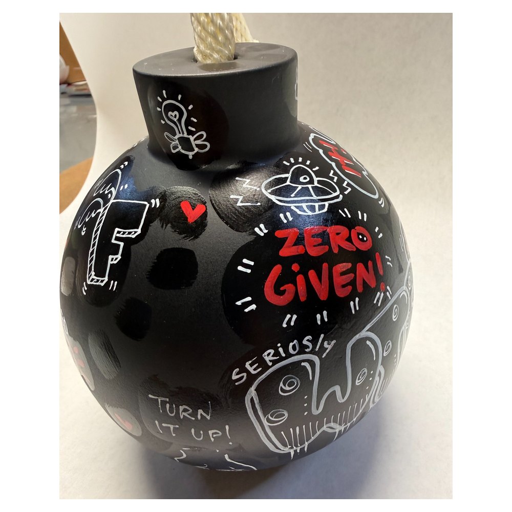 Original F Bomb Sculpture