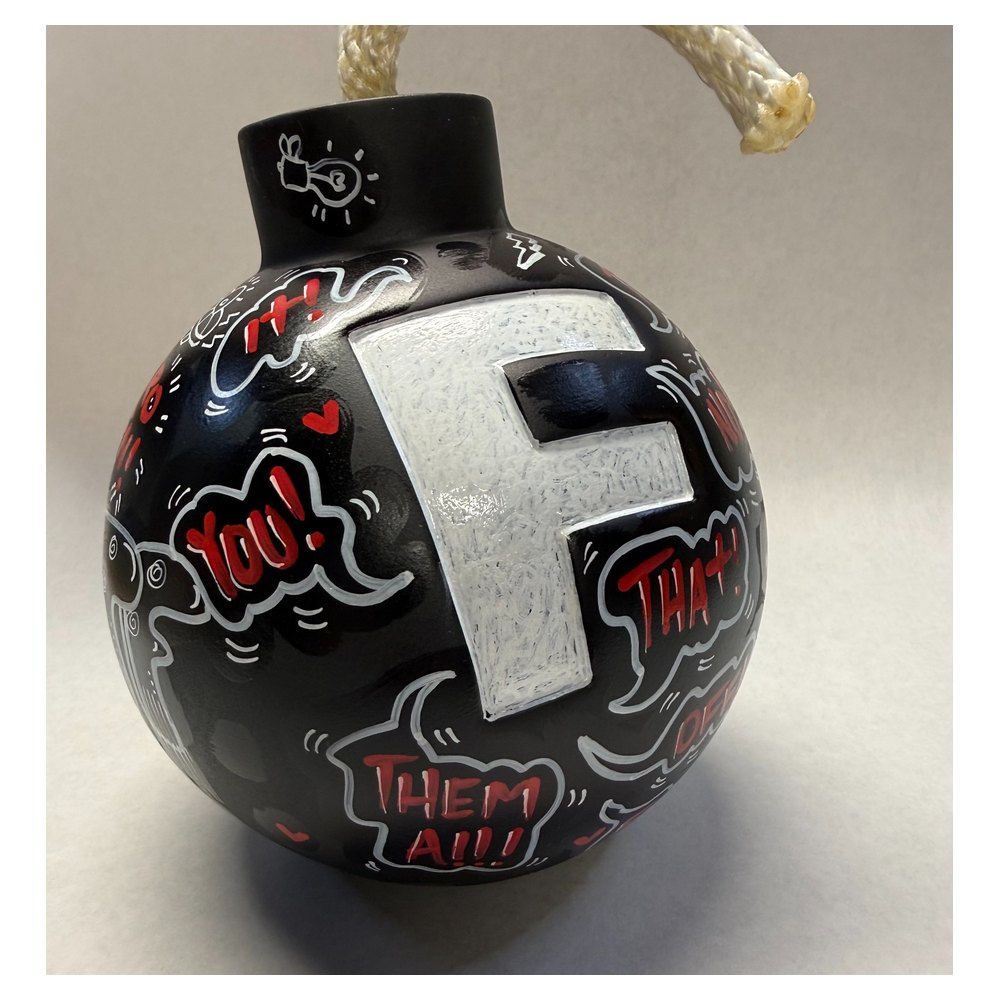 Original F Bomb Sculpture