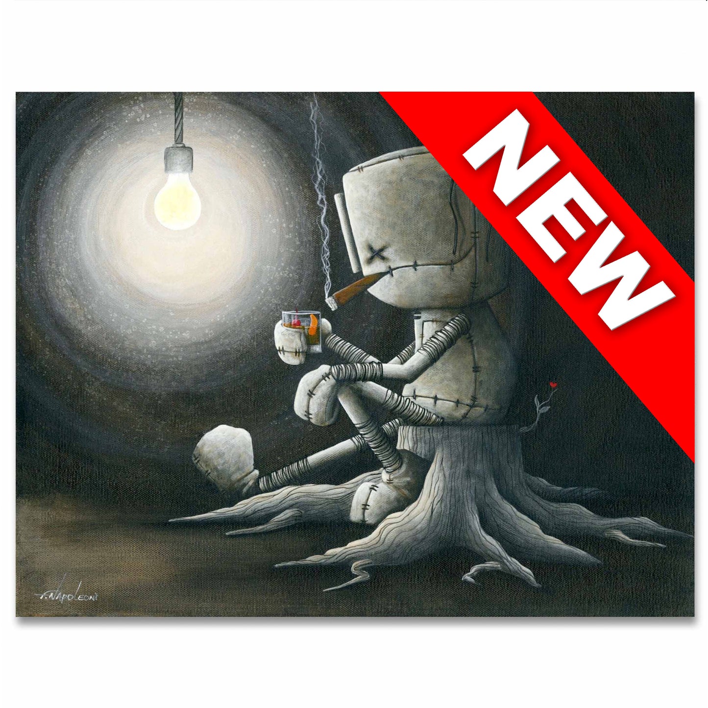 Fabio Napoleoni "Waiting on the Consequences" Limited Edition Canvas Giclee