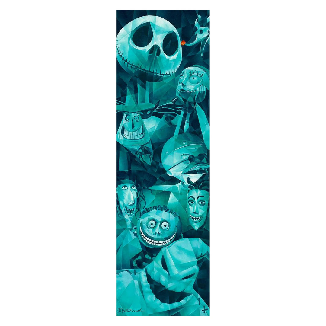 Tom Matousek Disney Faces of Halloween Town Limited Edition Canvas Giclee