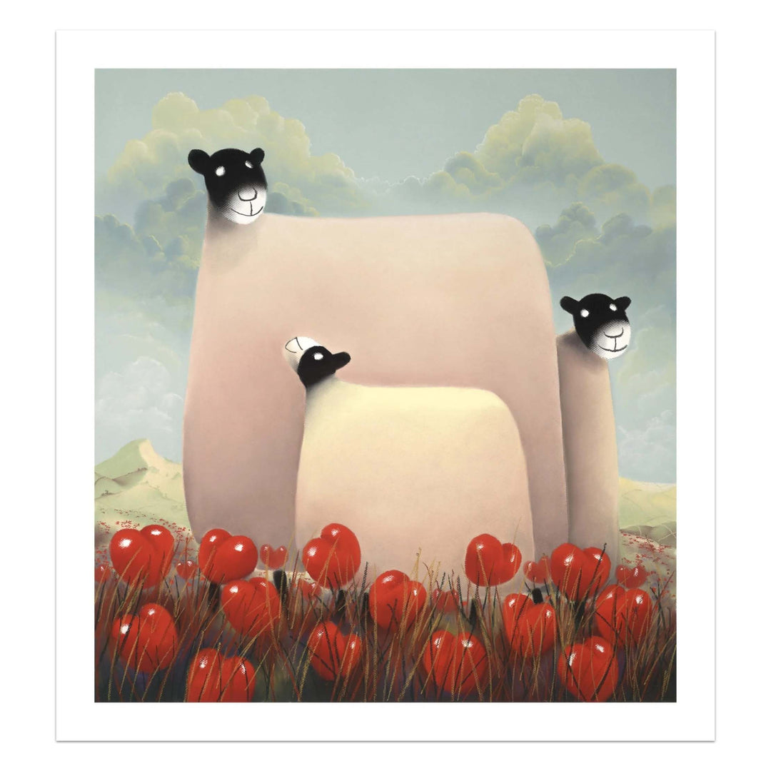 Mackenzie Thorpe Family Limited Edition Mixed Media