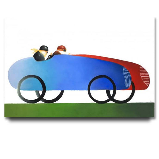 Mackenzie Thorpe "Faster & Faster" Limited Edition Paper Giclee