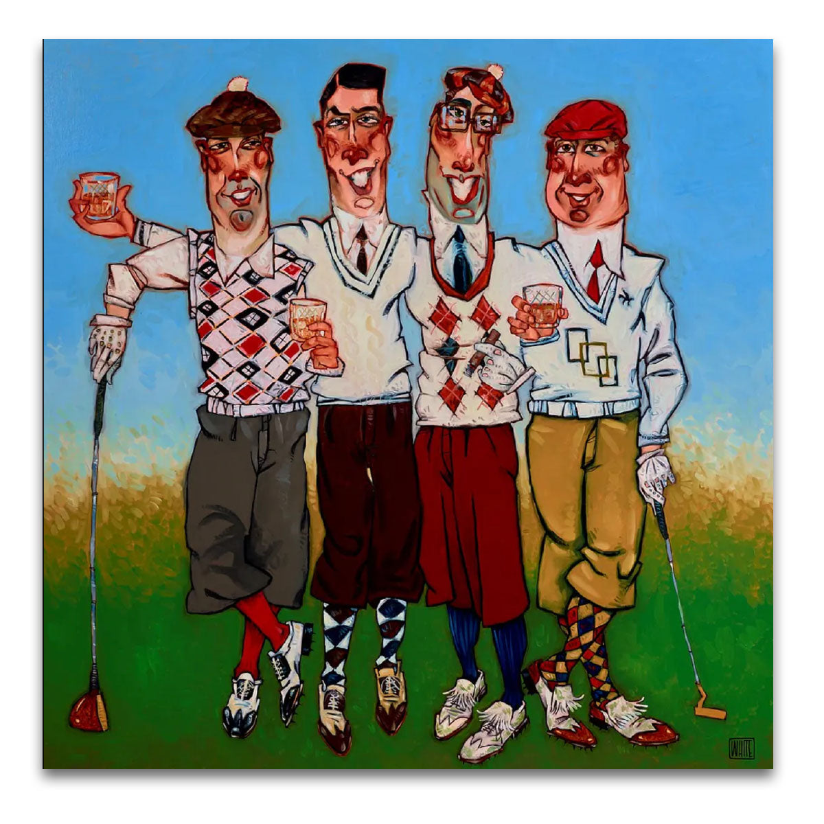 Todd White "FORE" Limited Edition Canvas