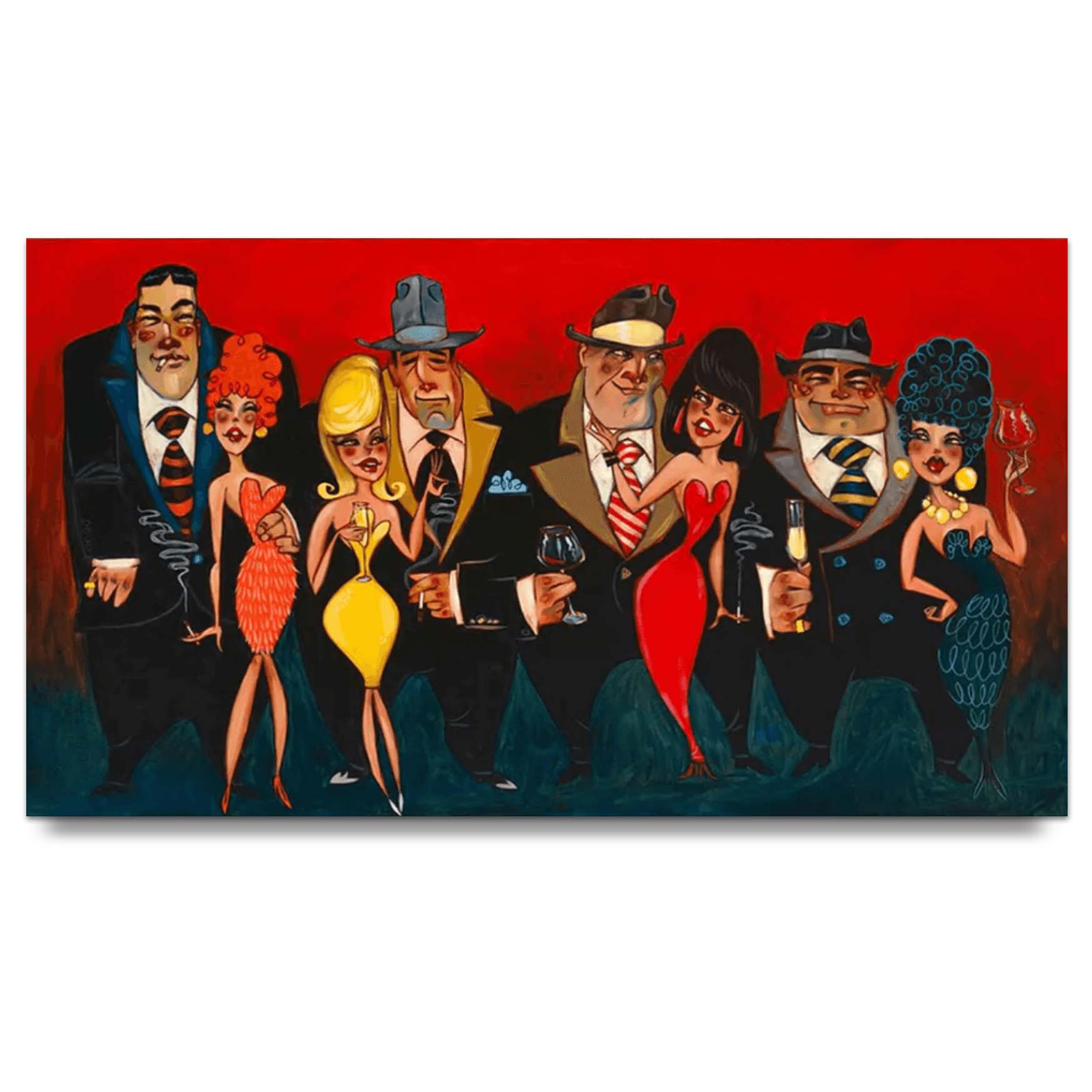 Todd White Friday Night Molls Limited Edition Canvas