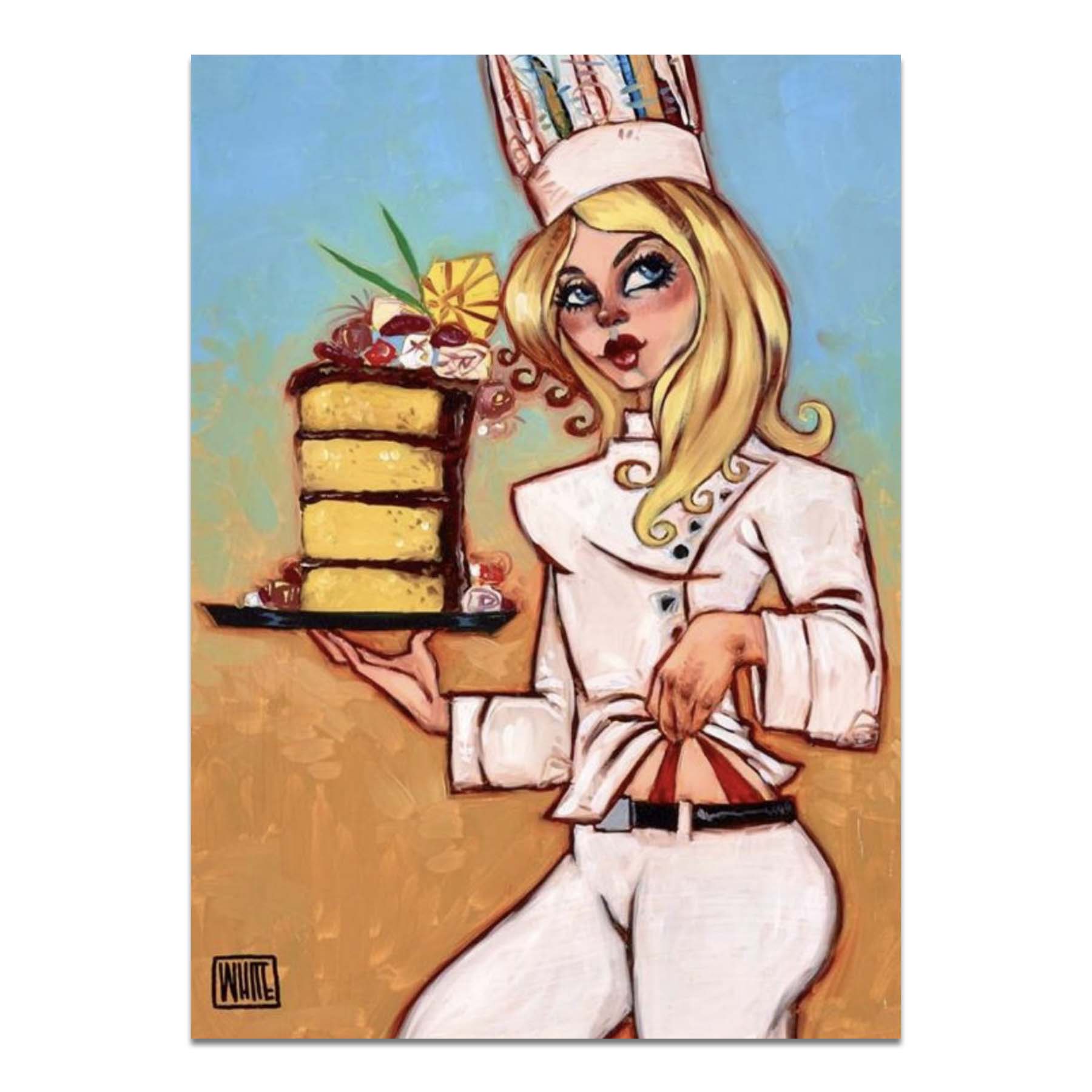 Todd White Have Your Cake and Eat it Too Limited Edition Canvas On Board