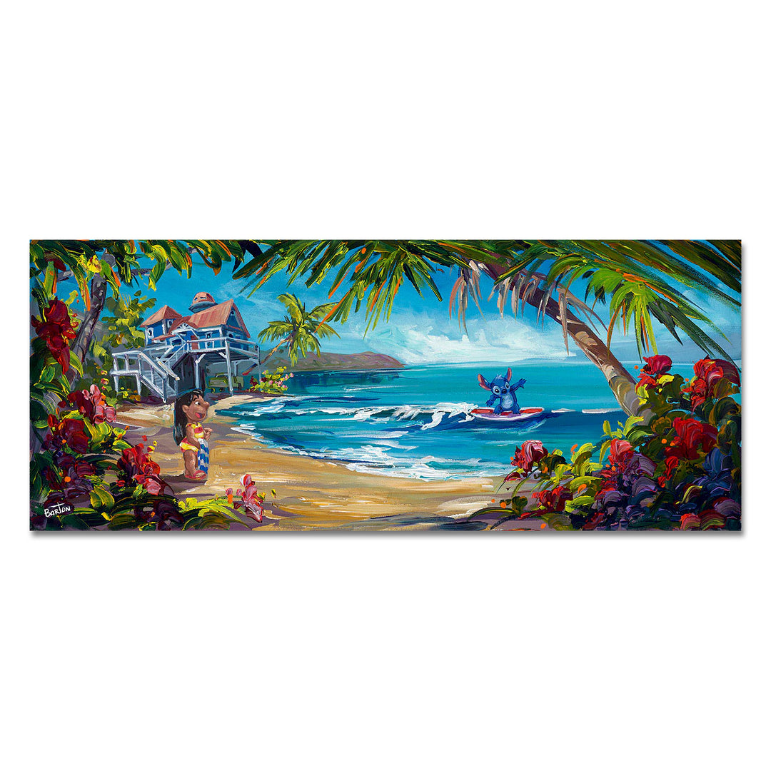 Steve Barton Hawaiian Hideout Limited Edition Canvas Giclee