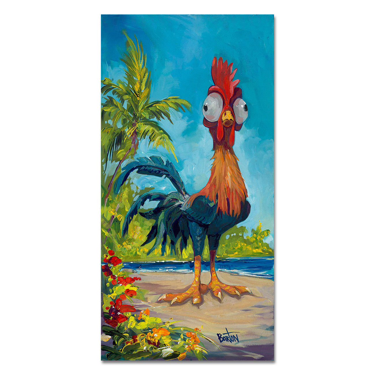 Steve Barton Hei Hei Limited Edition Canvas Giclee