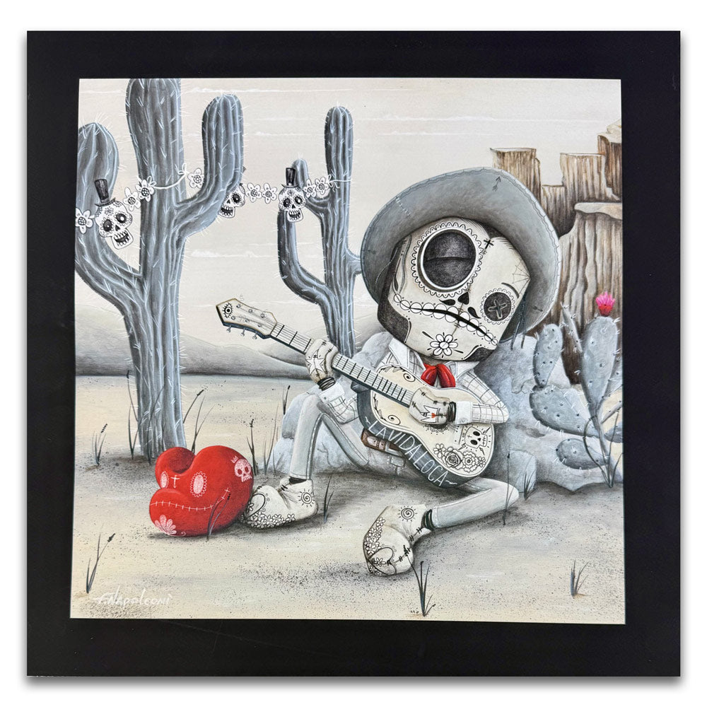 Fabio Napoleoni Home on the Range Dia de Muertos Limited Edition Paper Giclee