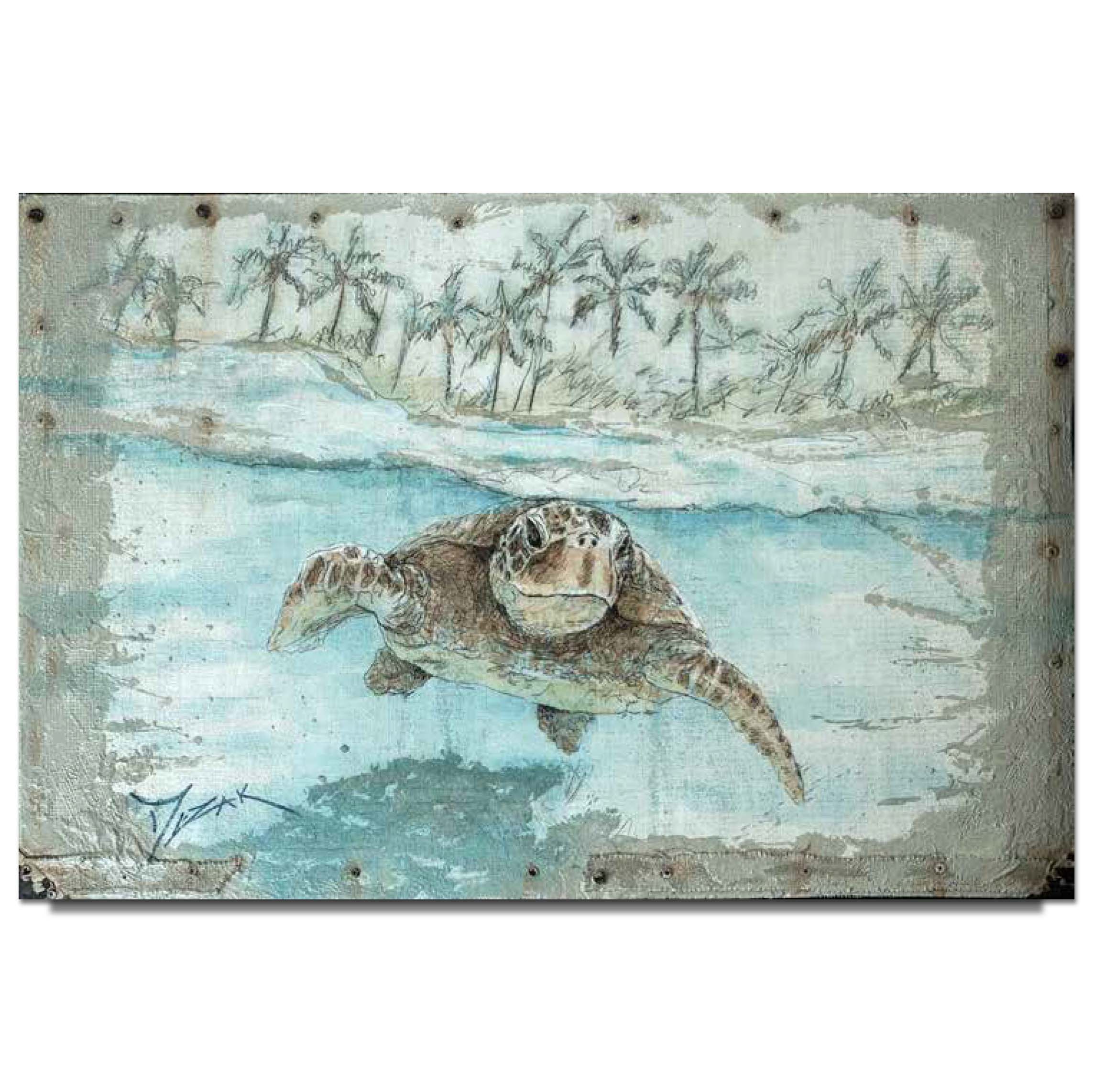 Trevor Mezak Ho'okipa Beach Park Limited Edition Canvas Giclee