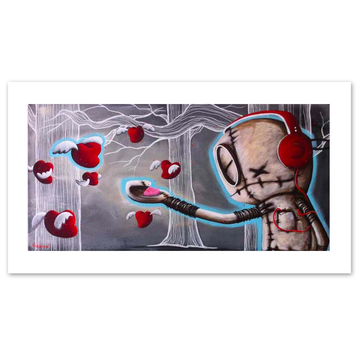 Fabio Napoleoni "I Listened" Limited Edition Paper Giclee
