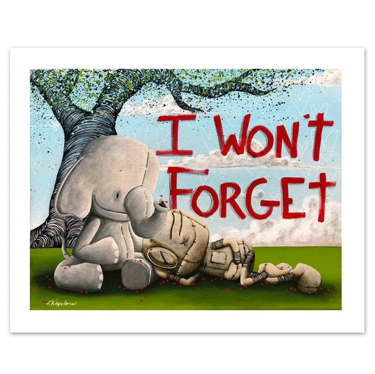 Fabio Napoleoni "I Won't Forget" Limited Edition Paper Giclee