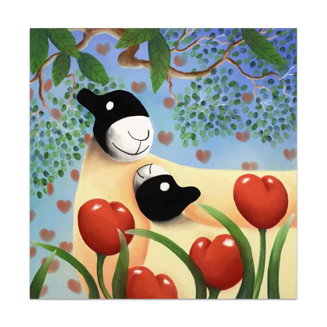Mackenzie Thorpe I Love You Too Limited Edition Mixed Media