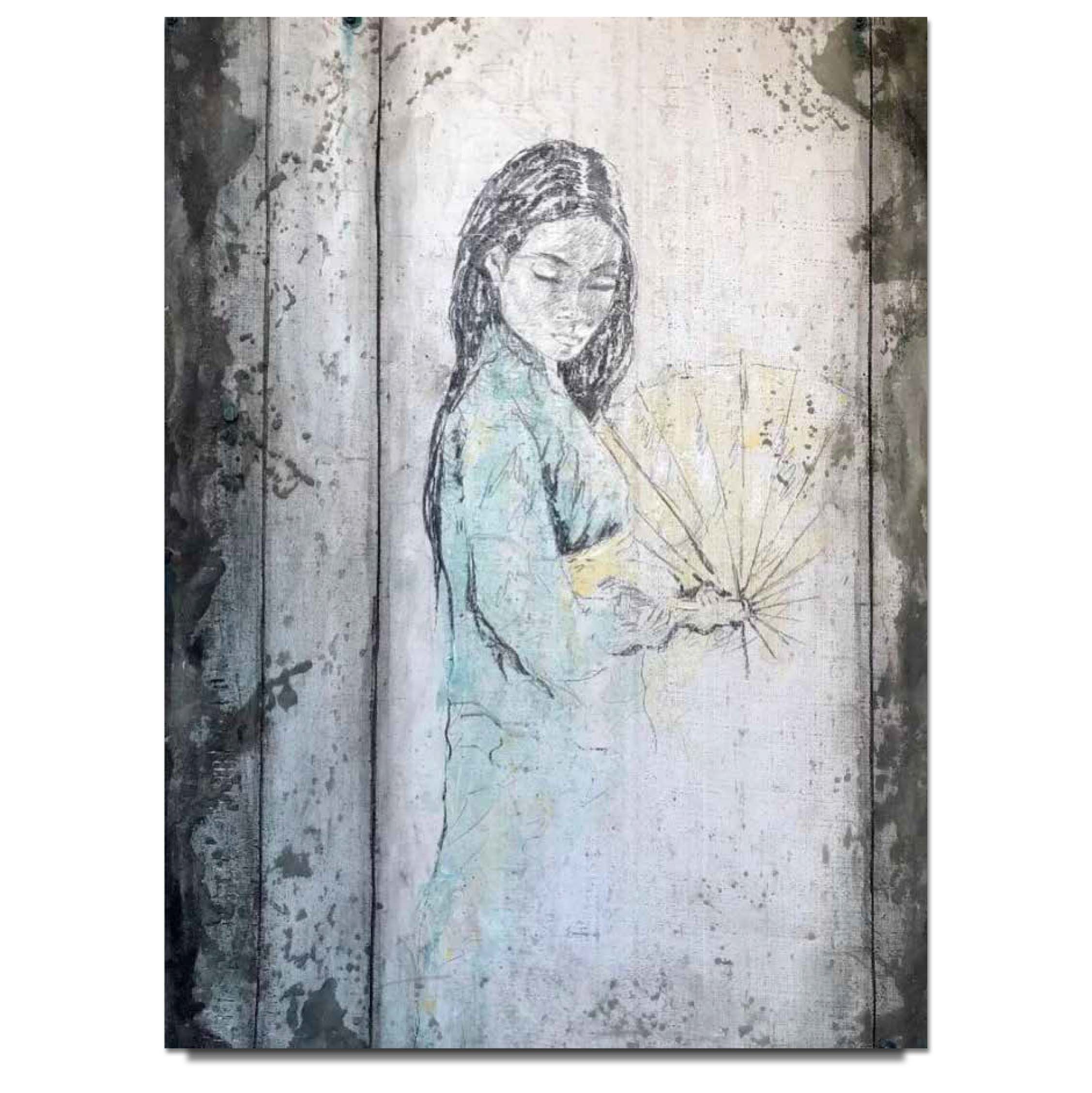 Trevor Mezak In The Garden Limited Edition Canvas Giclee