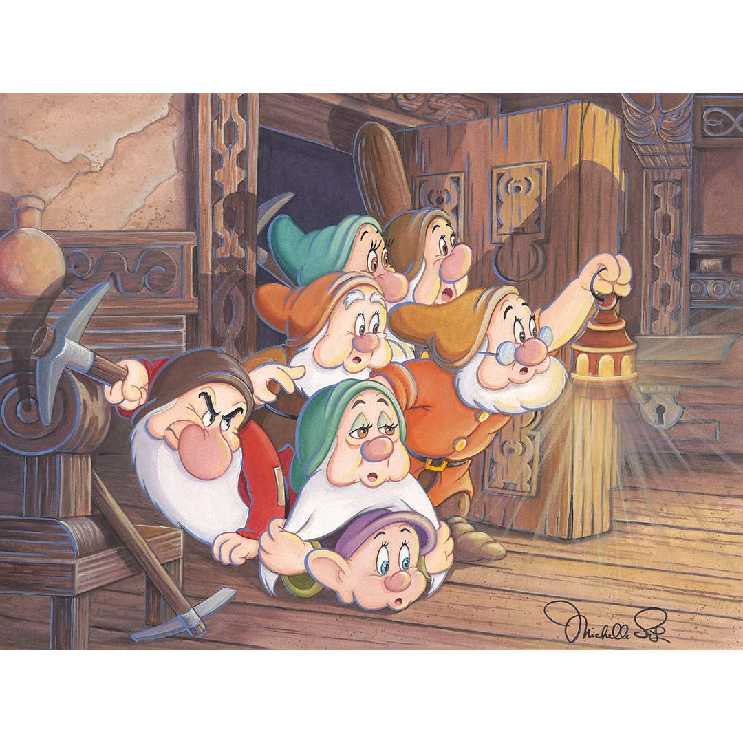 Michelle St. Laurent Disney Intruder in the Cottage Limited Edition Canvas Giclee