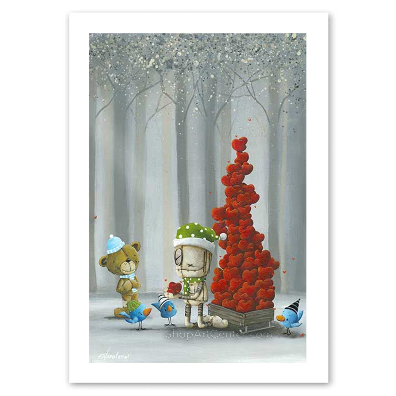 Fabio Napoleoni It's about Giving Limited Edition Paper Giclee