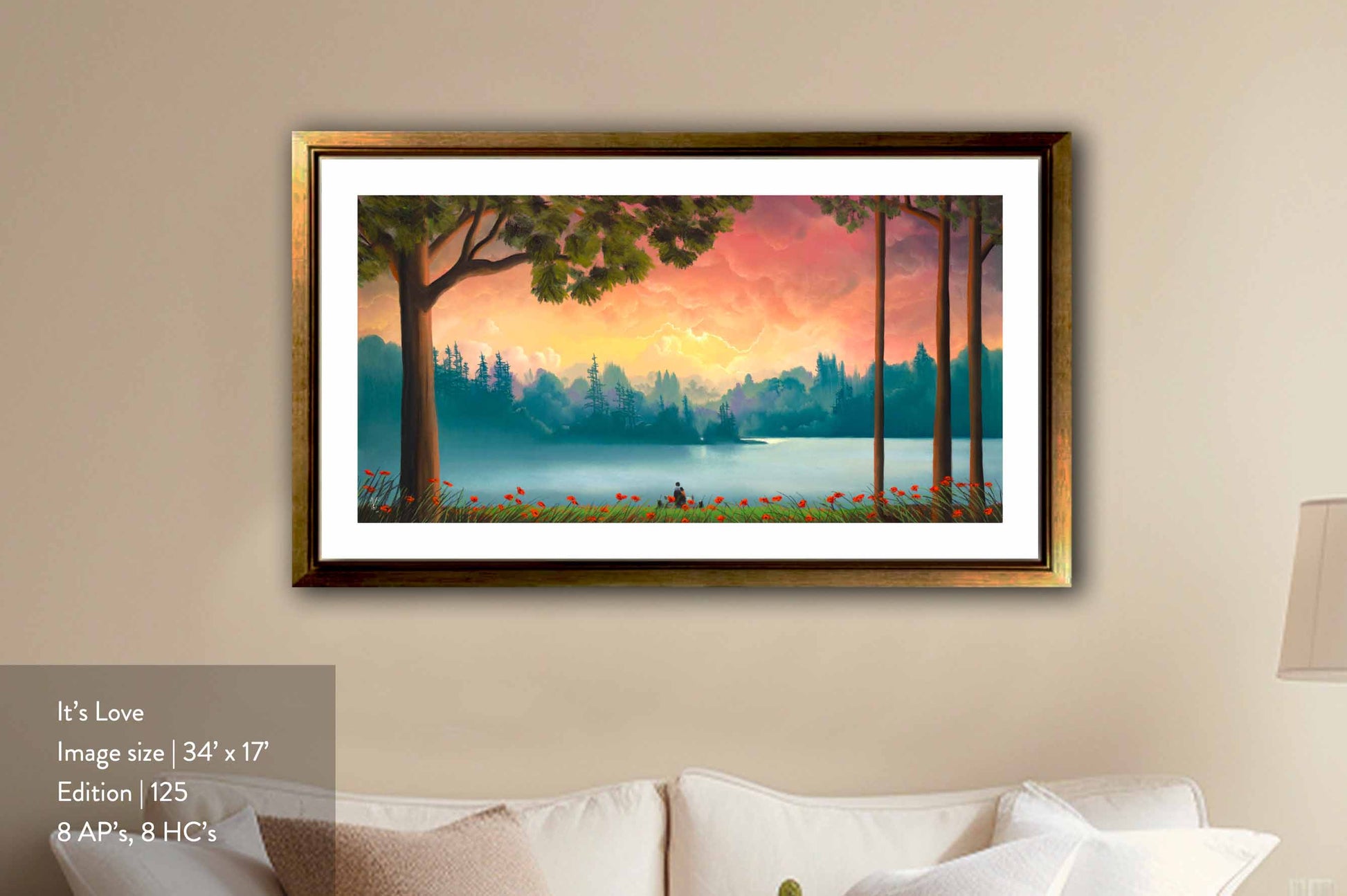 Mackenzie Thorpe "It's Love" Limited Edition Paper Giclee