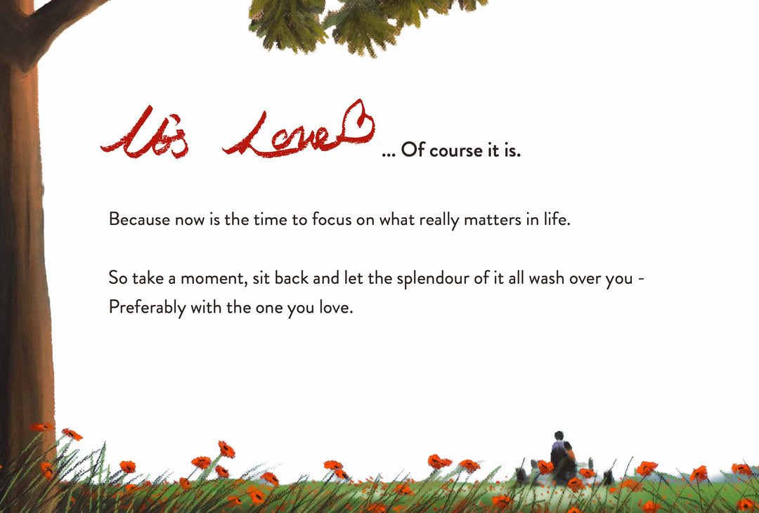 Mackenzie Thorpe "It's Love" Limited Edition Paper Giclee