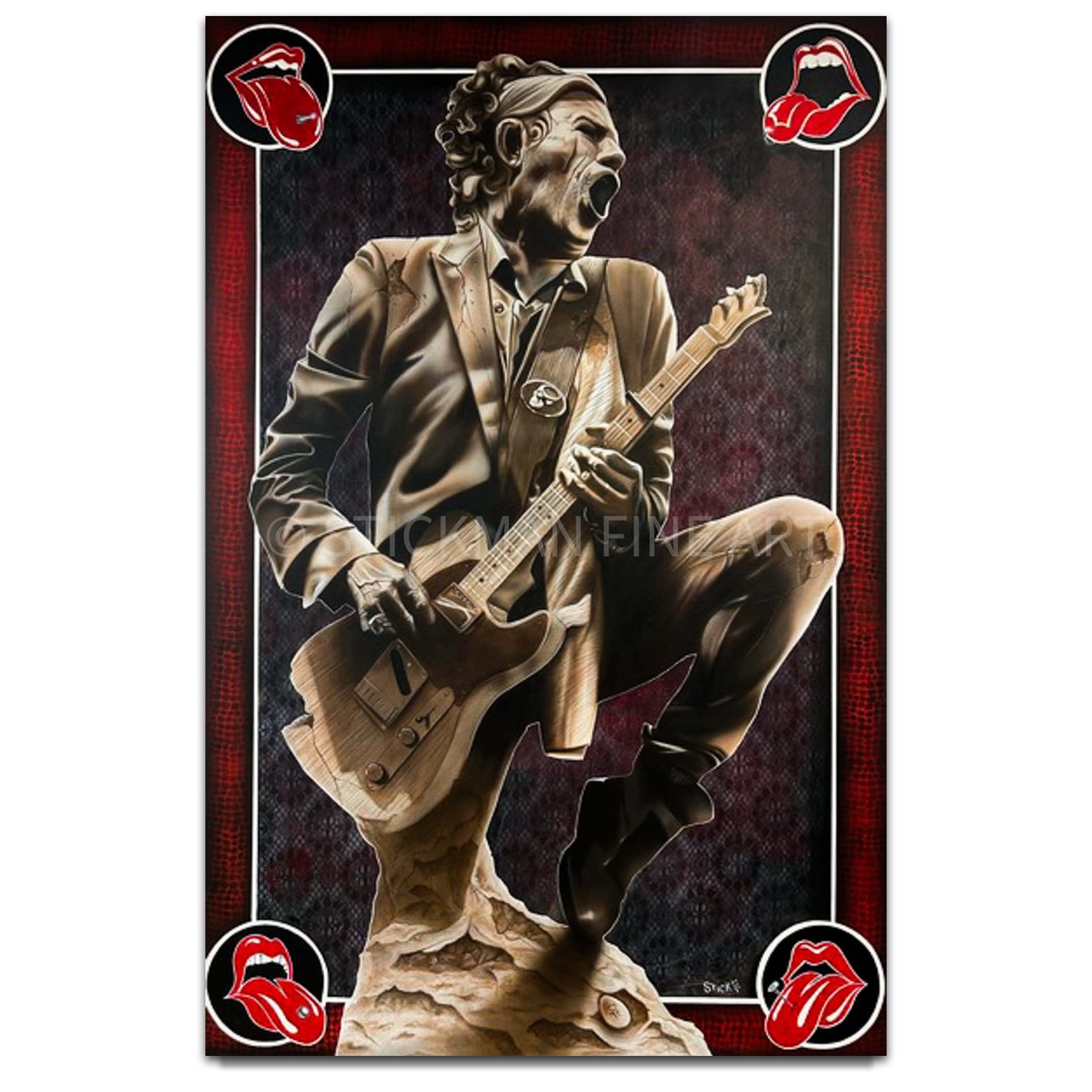 Stickman Jack Flash (Keith Richards) Limited Edition Giclee