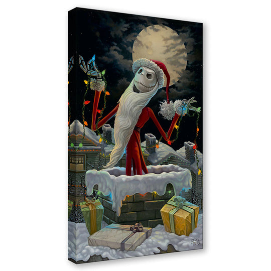 Jared Franco Disney Christmas Jack Limited Edition Canvas Giclee
