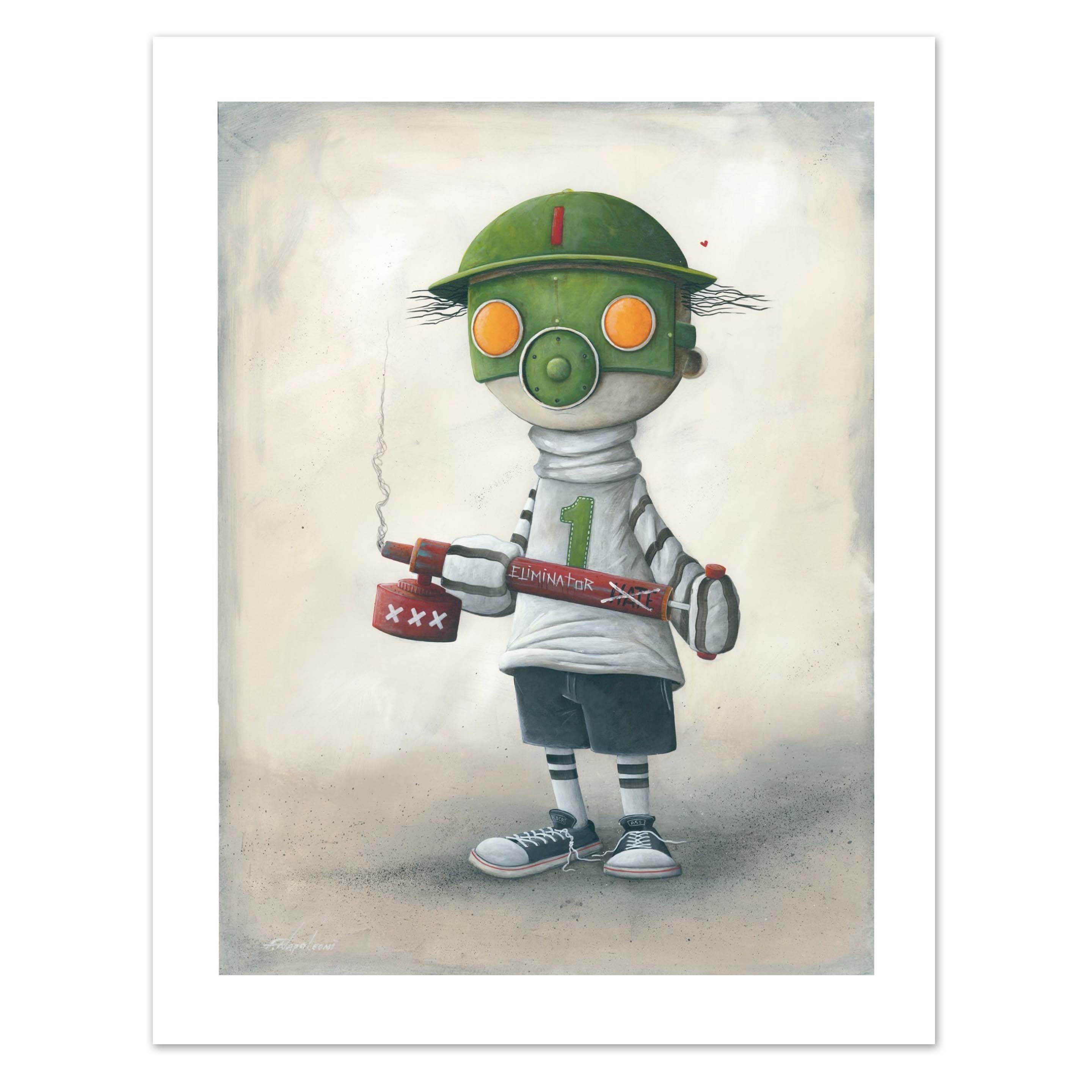 Fabio Napoleoni "Kill It Before It Kills You" Limited Edition Paper Giclee