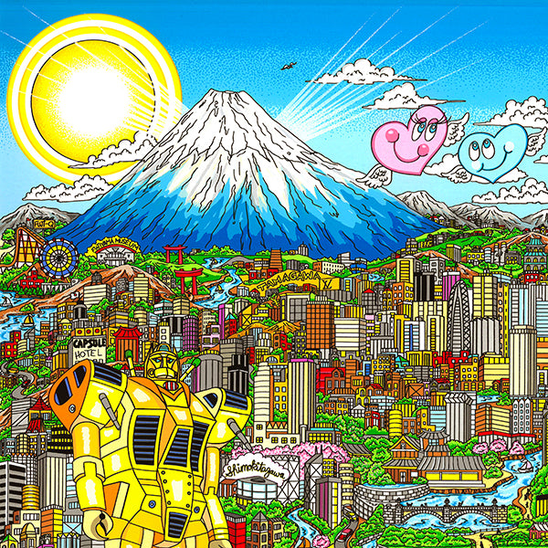 Charles Fazzino Konnichiwa Tokyo 3D Limited Edition Silkscreen on Paper