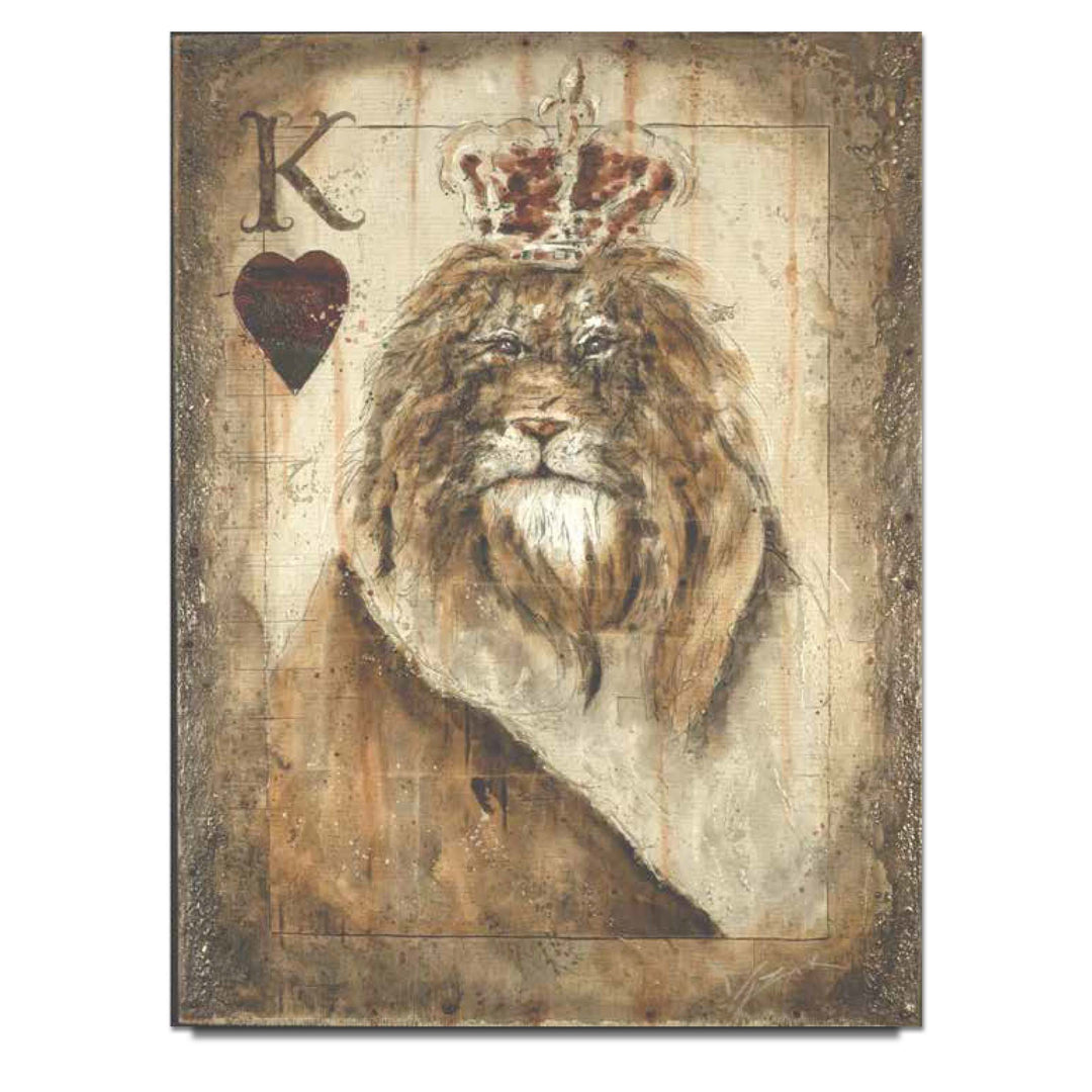 Trevor Mezak Lionhearted Limited Edition Canvas Giclee