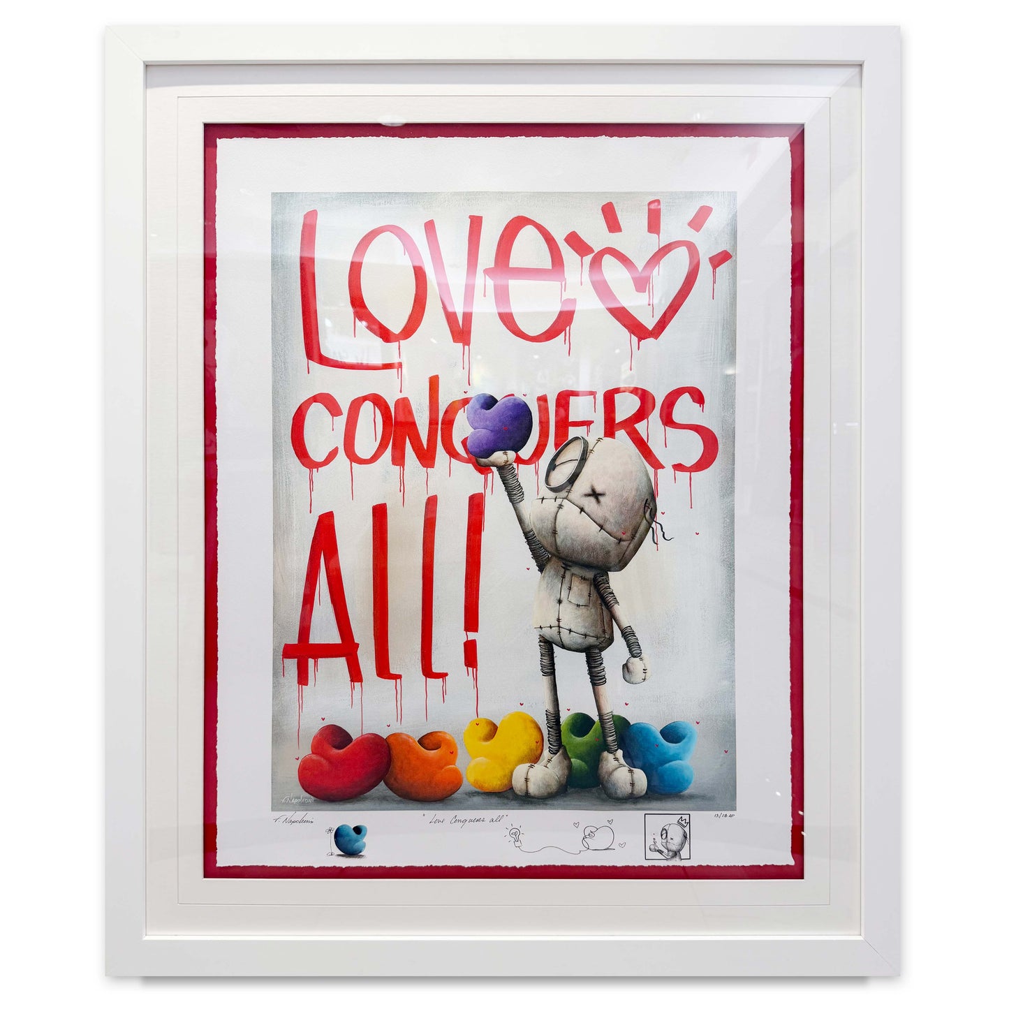 Fabio Napoleoni Framed • "Love Conquers All" Limited Edition Paper Giclee