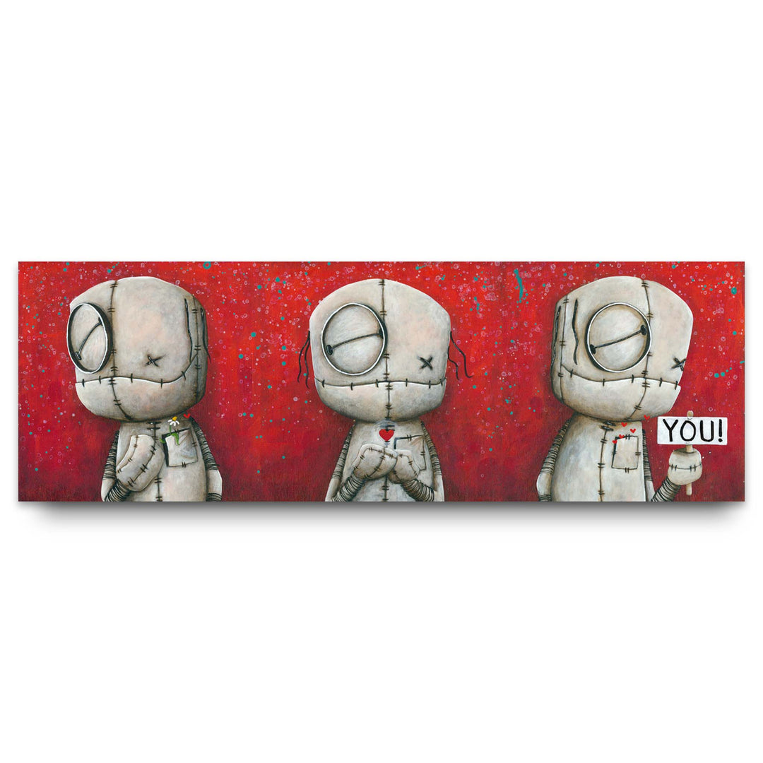 Fabio Napoleoni "Love You" Limited Edition Canvas Giclee
