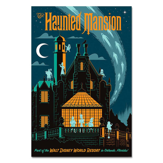 Eric Tan Disney "Magic Kingdom's Haunted Mansion" Limited Edition Canvas Giclee