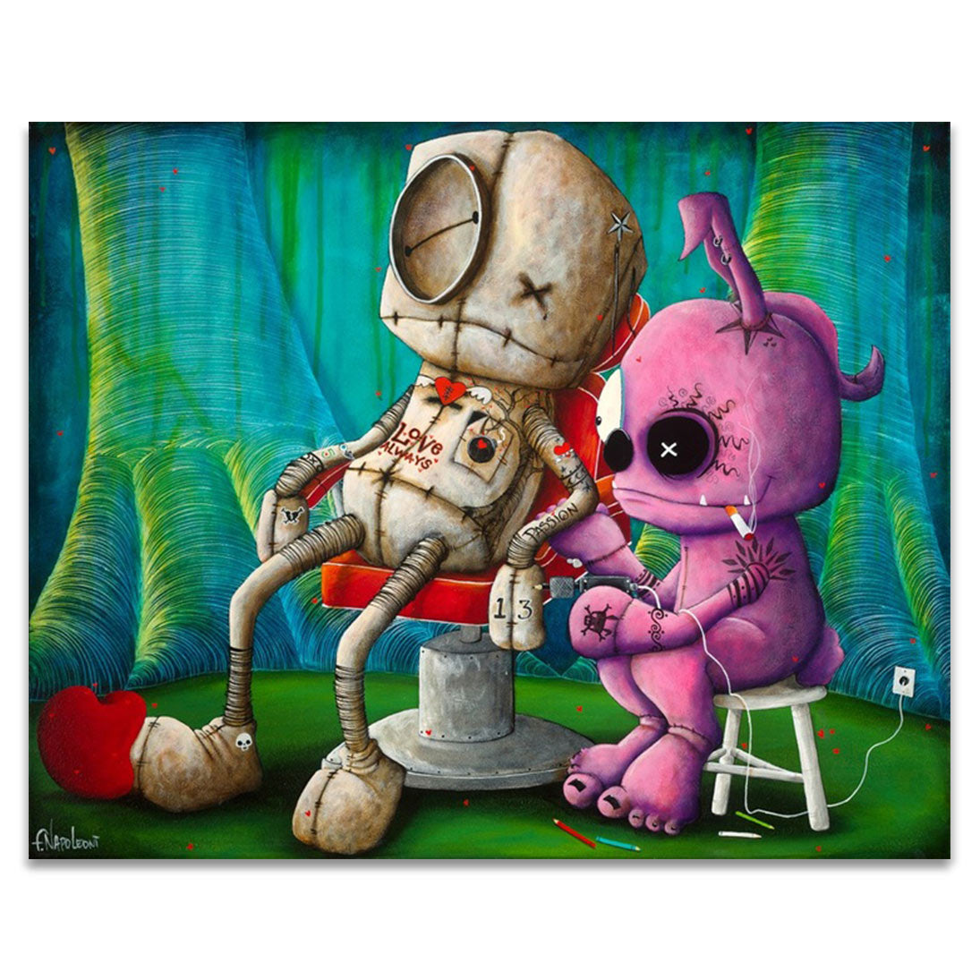 Fabio Napoleoni Memories Inked Onto My Canvas Limited Edition Canvas Giclee