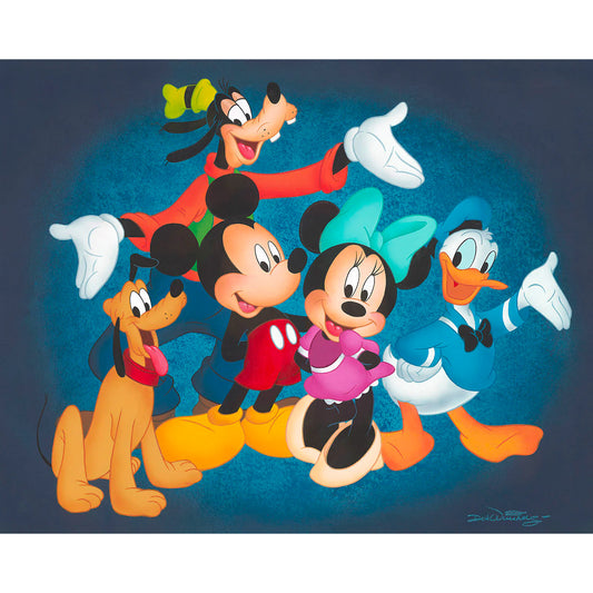 Don "Ducky" Williams Disney "Mickey and His Pals" Limited Edition Canvas Giclee