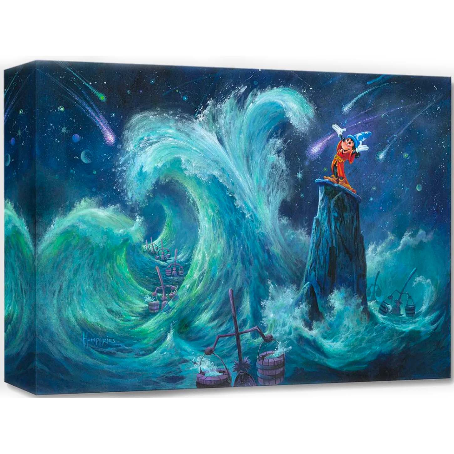 Michael Humphries Disney "Mickey Creates the Magic" Limited Edition Canvas Giclee