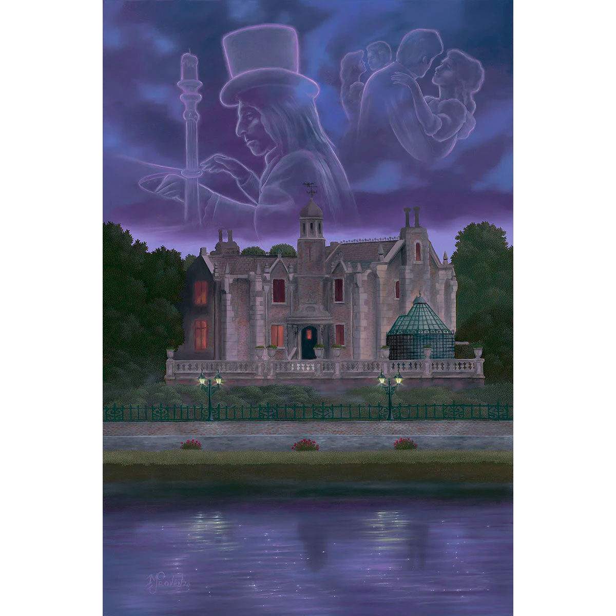 Michael Provenza Disney "Midnight Waltz" Limited Edition Canvas Giclee