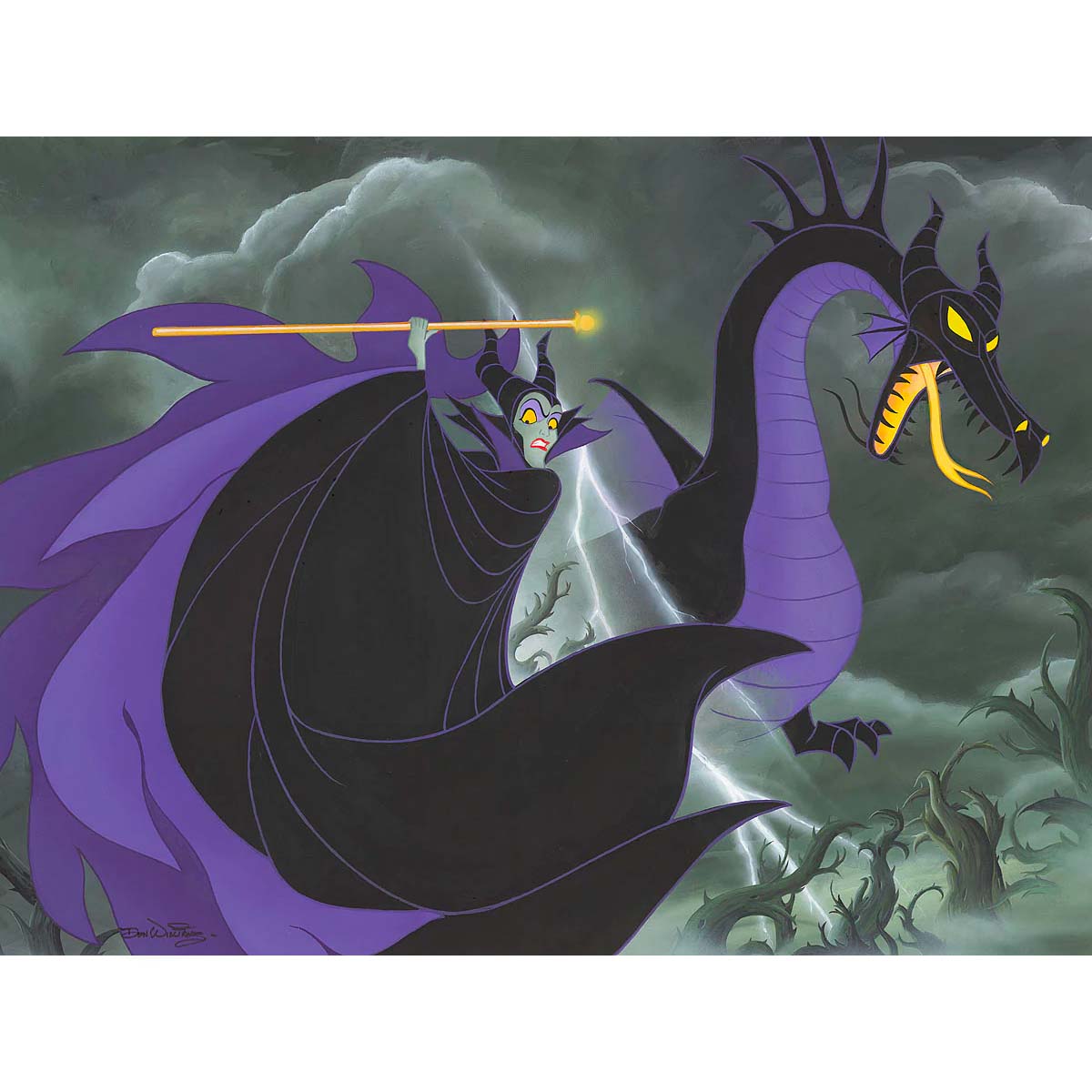 Don "Ducky" Williams Disney "Mistress of Evil" Limited Edition Canvas Giclee