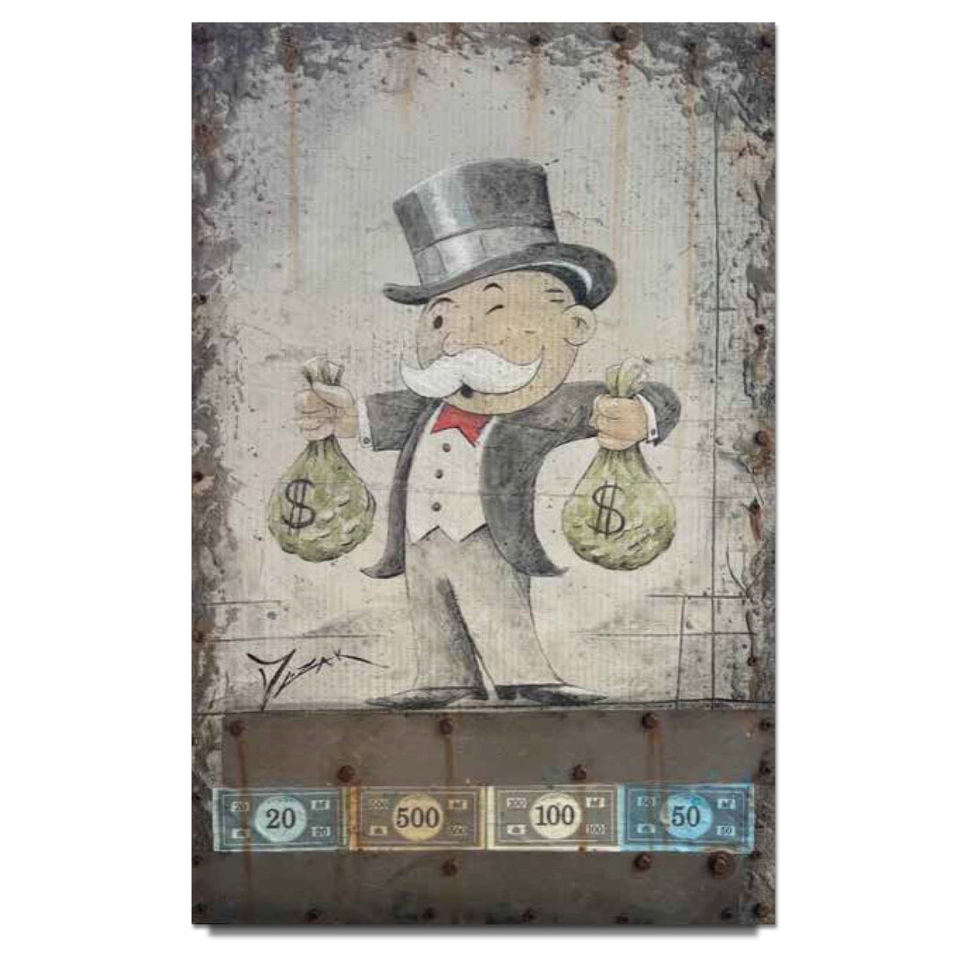 Trevor Mezak Money Money Money Limited Edition Canvas Giclee