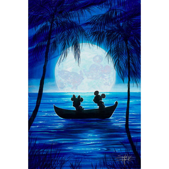 Stephen Fishwick Disney Moonlight Moment Limited Edition Canvas Giclee