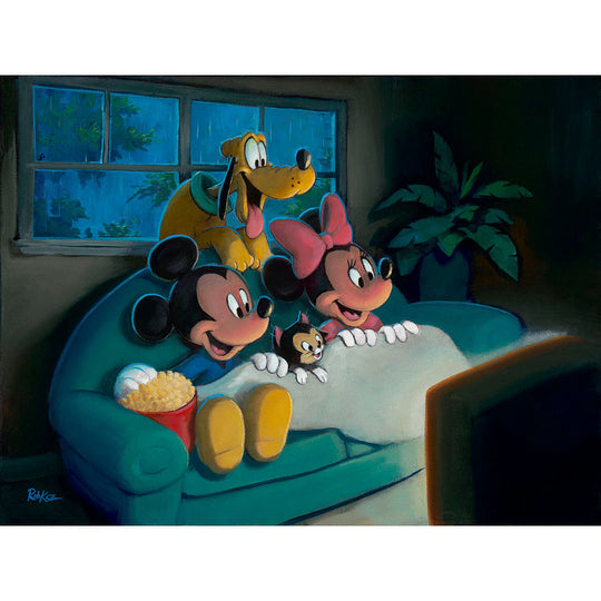 Rob Kaz Disney Movie Nights Limited Edition Canvas Giclee