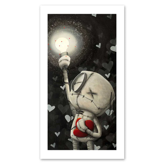 Fabio Napoleoni "Never Dark When You Hold Onto Hope" Limited Edition Paper Giclee