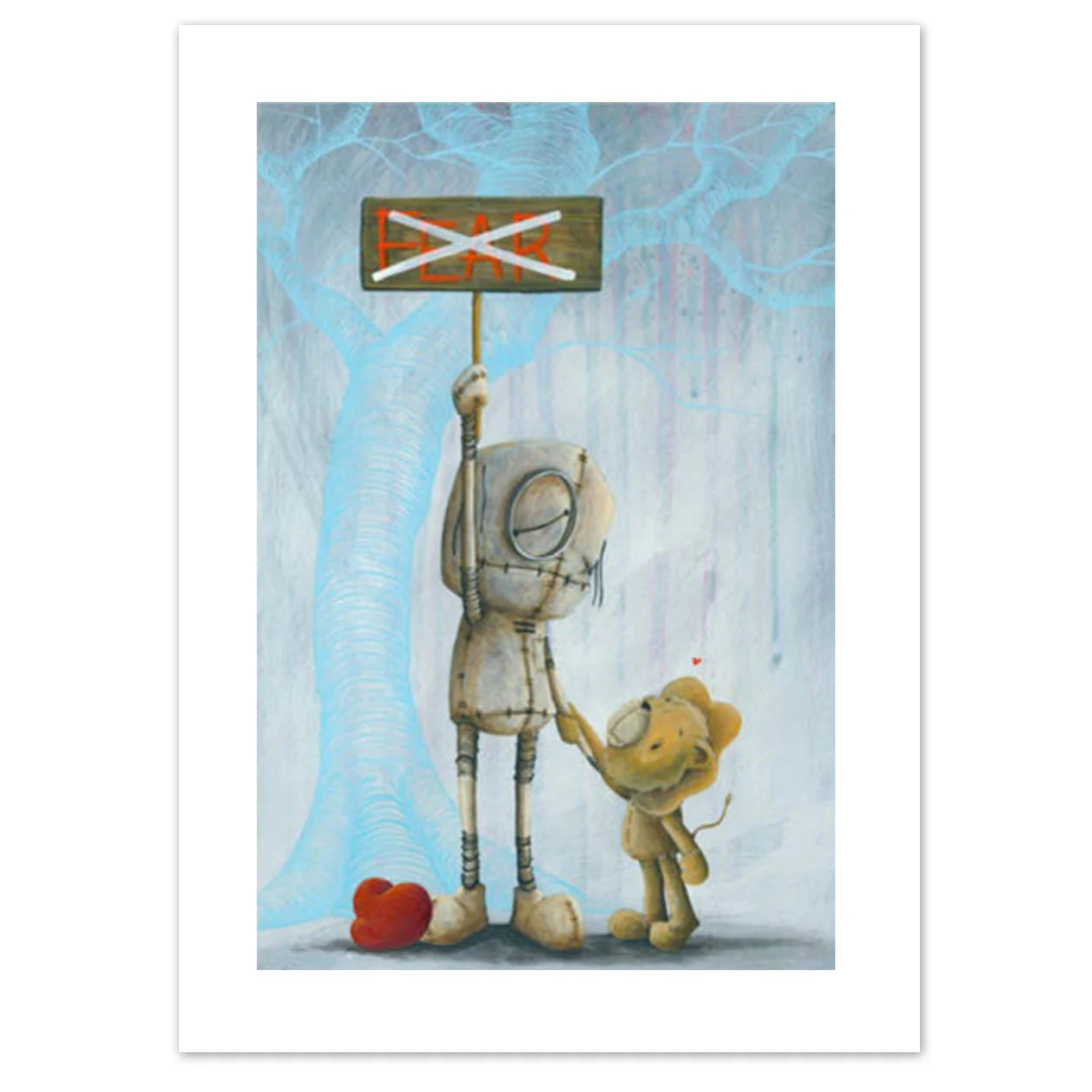 Fabio Napoleoni "No Place for you Here" Limited Edition Paper Giclee