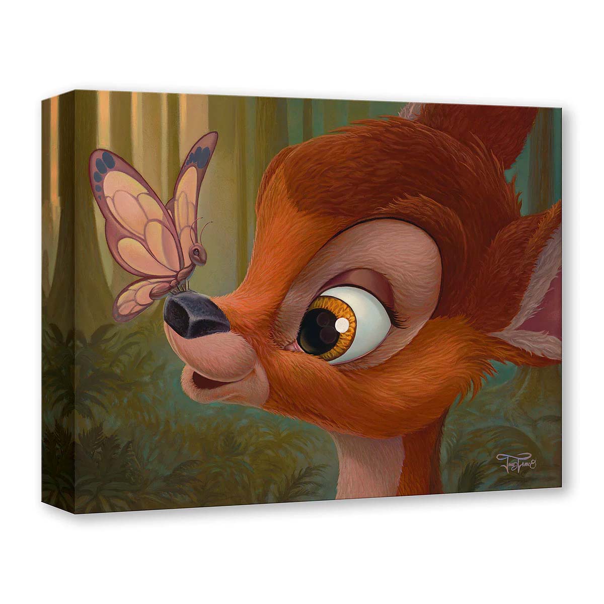 Jared Franco Disney Nosey Butterfly Limited Edition Canvas Giclee