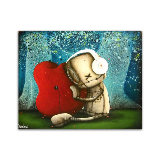 Fabio Napoleoni "I Not Only Hear, but Feel Your Love" Limited Edition Canvas Giclee