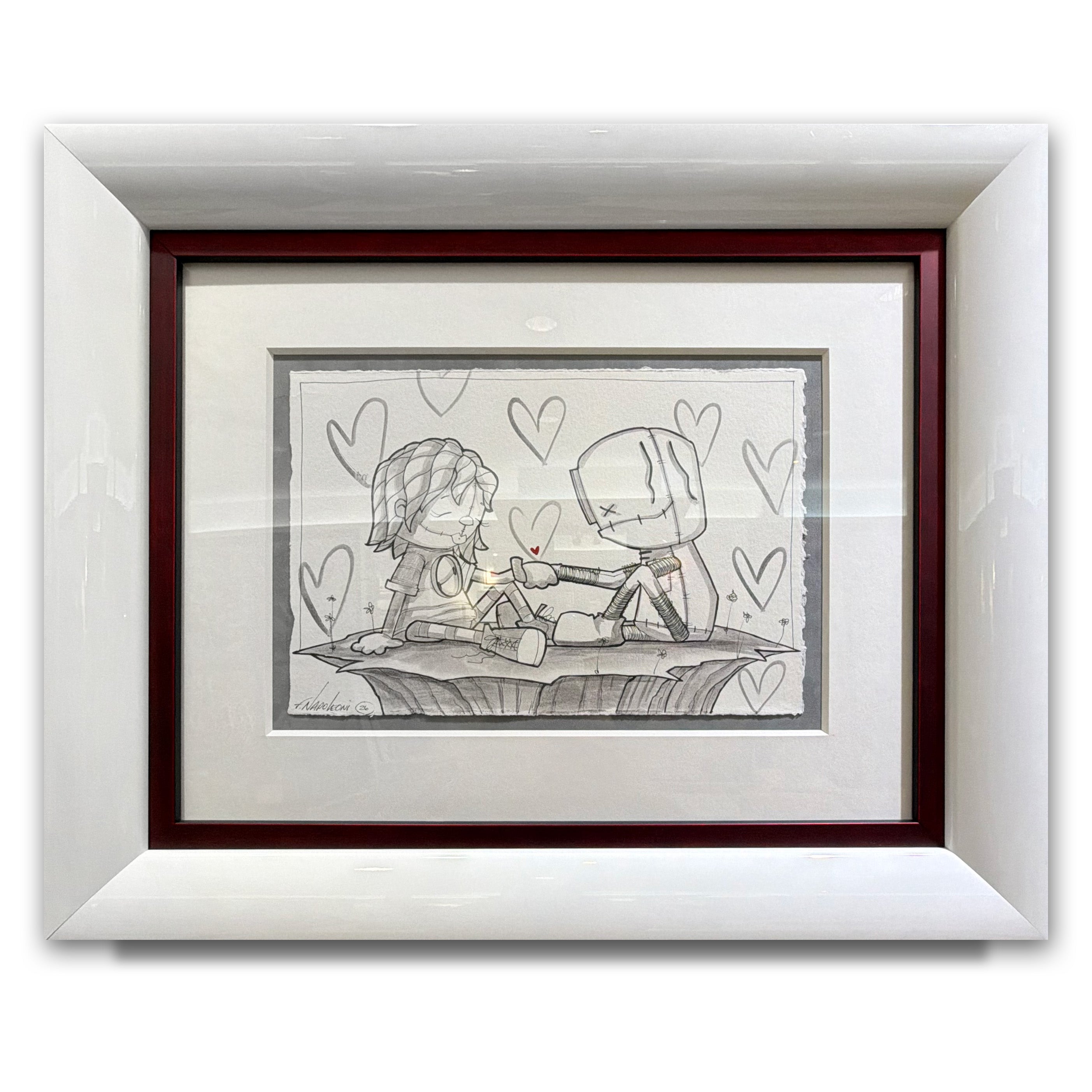 Fabio Napoleoni Original "Only You and I" Original Pen and Ink