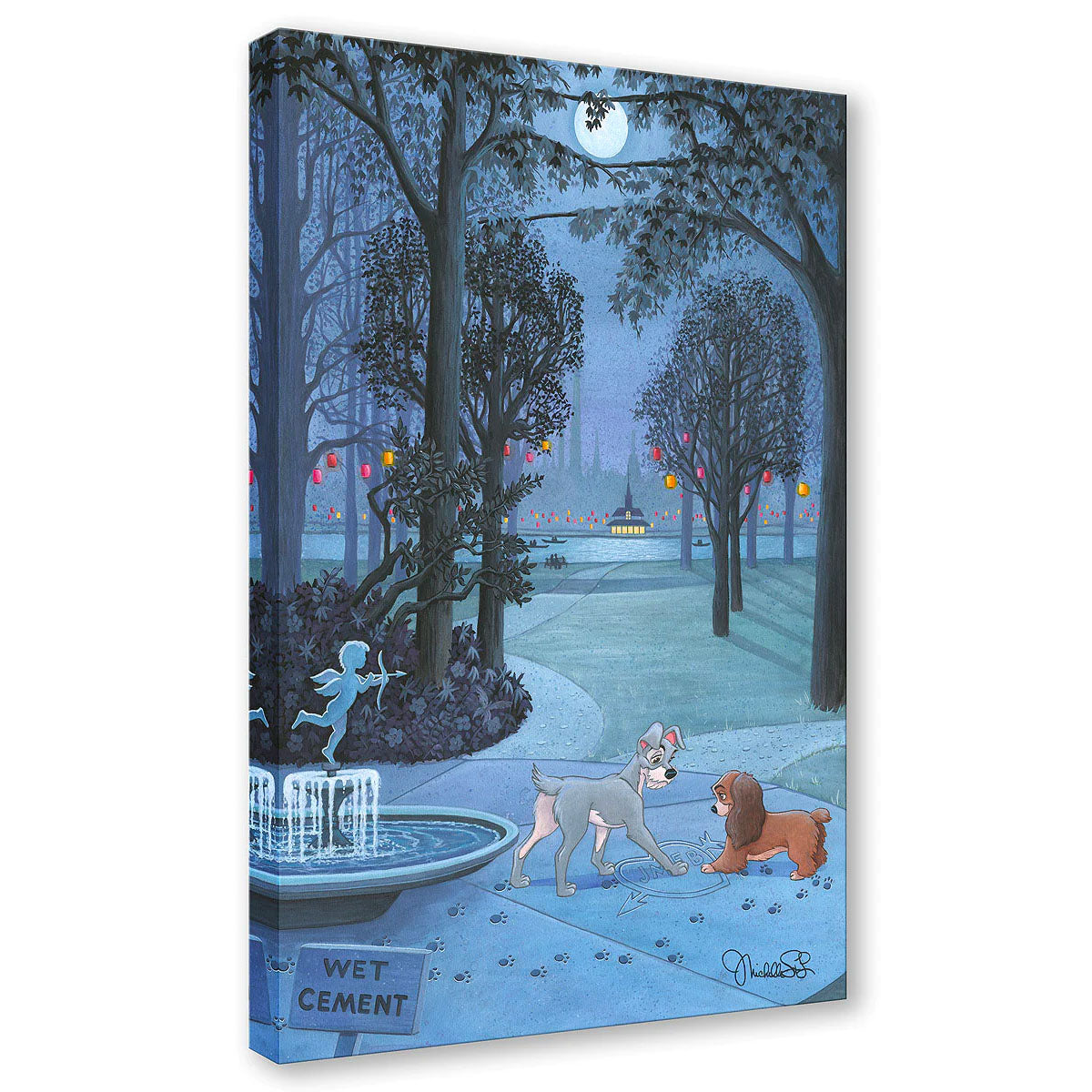 Michelle St. Laurent Disney "Our Paws Together" Limited Edition Canvas Giclee